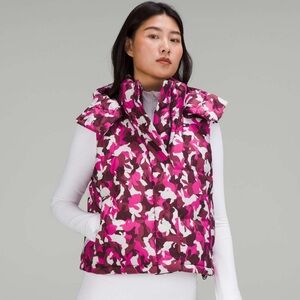 🐰 RARE Lululemon Wunder Puff Cropped Vest Rabbit Pink 🐰 Size 6